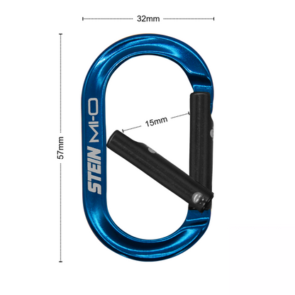 STEIN Carabiner Karabiner Mini Tool Clips 3pk Blue