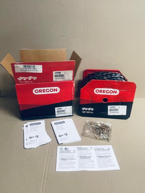 OREGON Harvester Chain 19HX Chamfer Chisel  .404" .080" 100ft Roll  19HX-100R