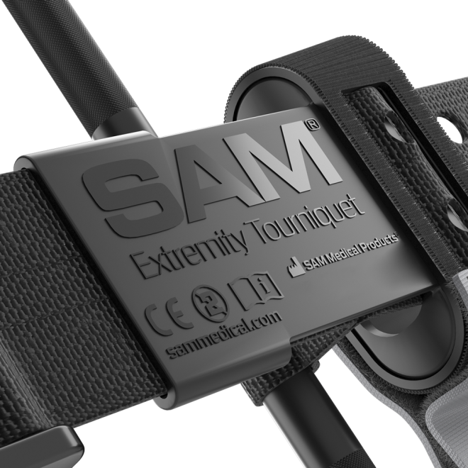 STEIN SAM XT Tourniquet - Black with VAULT TQ Tourniquet Holster