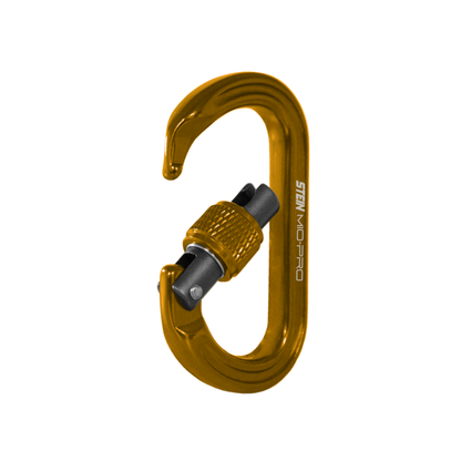 STEIN Carabiner Karabiner Mini Tool Clips Pro Scewlock 3Pk Gold