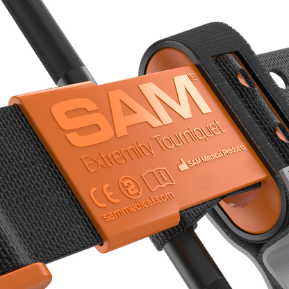 STEIN SAM XT Tourniquet - Orange with VAULT TQ Tourniquet Holster / SS-601XT600ORT