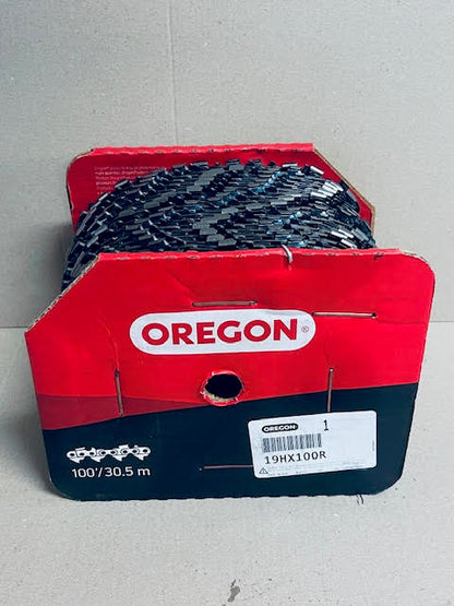 OREGON Harvester Chain 19HX Chamfer Chisel  .404" .080" 100ft Roll  19HX-100R