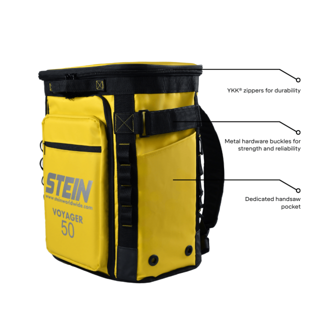 STEIN VOYAGER 50 Kit Storage Bag - Yellow - Includes VAULT 15