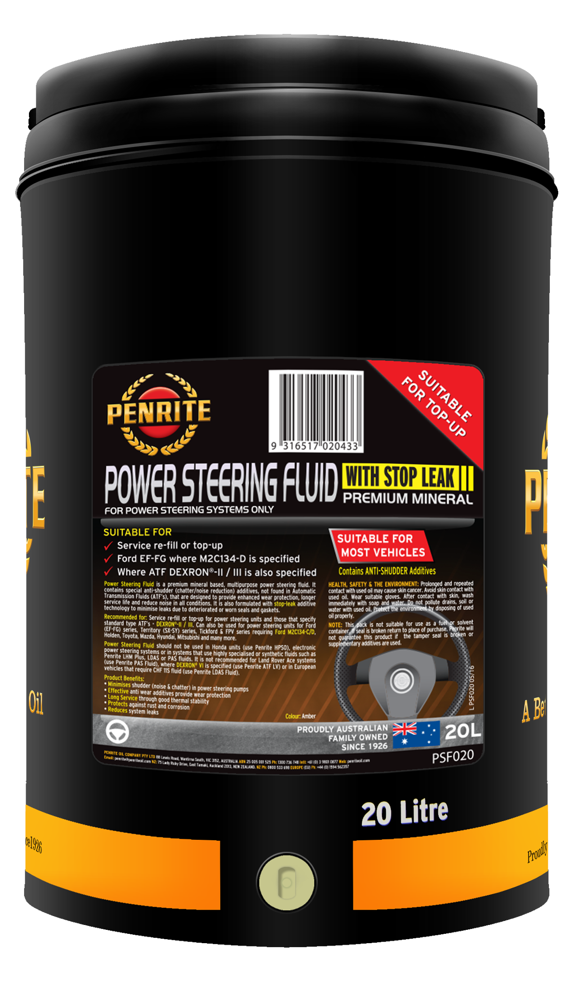 PENRITE P/S Fluid With Stop Leak Miner