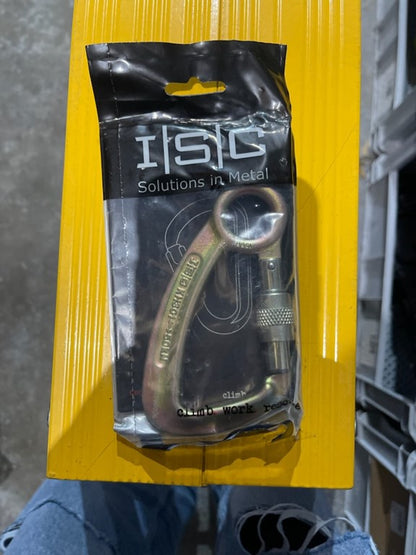 ISC Captive Eye Screwgate Steel Karabiner