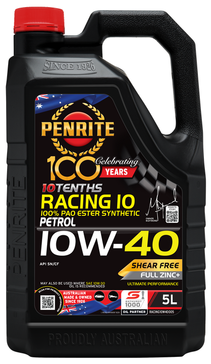 PENRITE Racing 10 10W40 Pao Ester