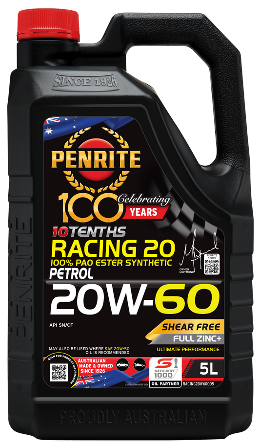 PENRITE Racing 20 20W60 Pao Ester