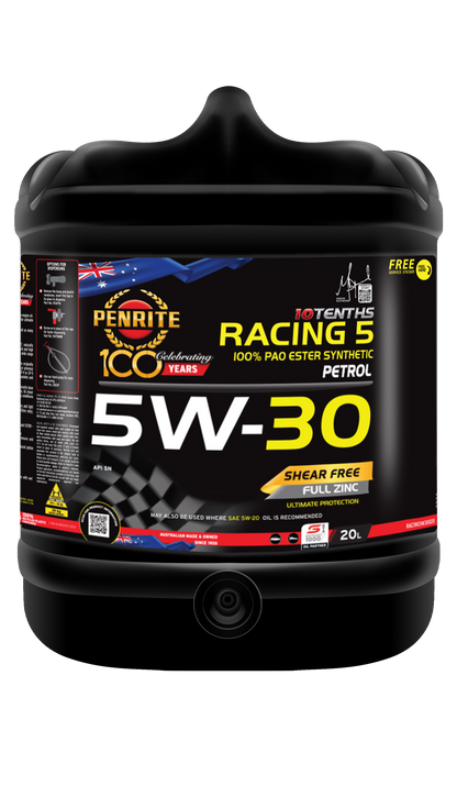 PENRITE Racing 5 5W30 Pao Ester