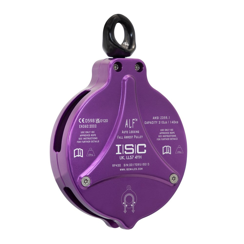 ISC ALF™ Climb Assist Locking Pulley – Purple