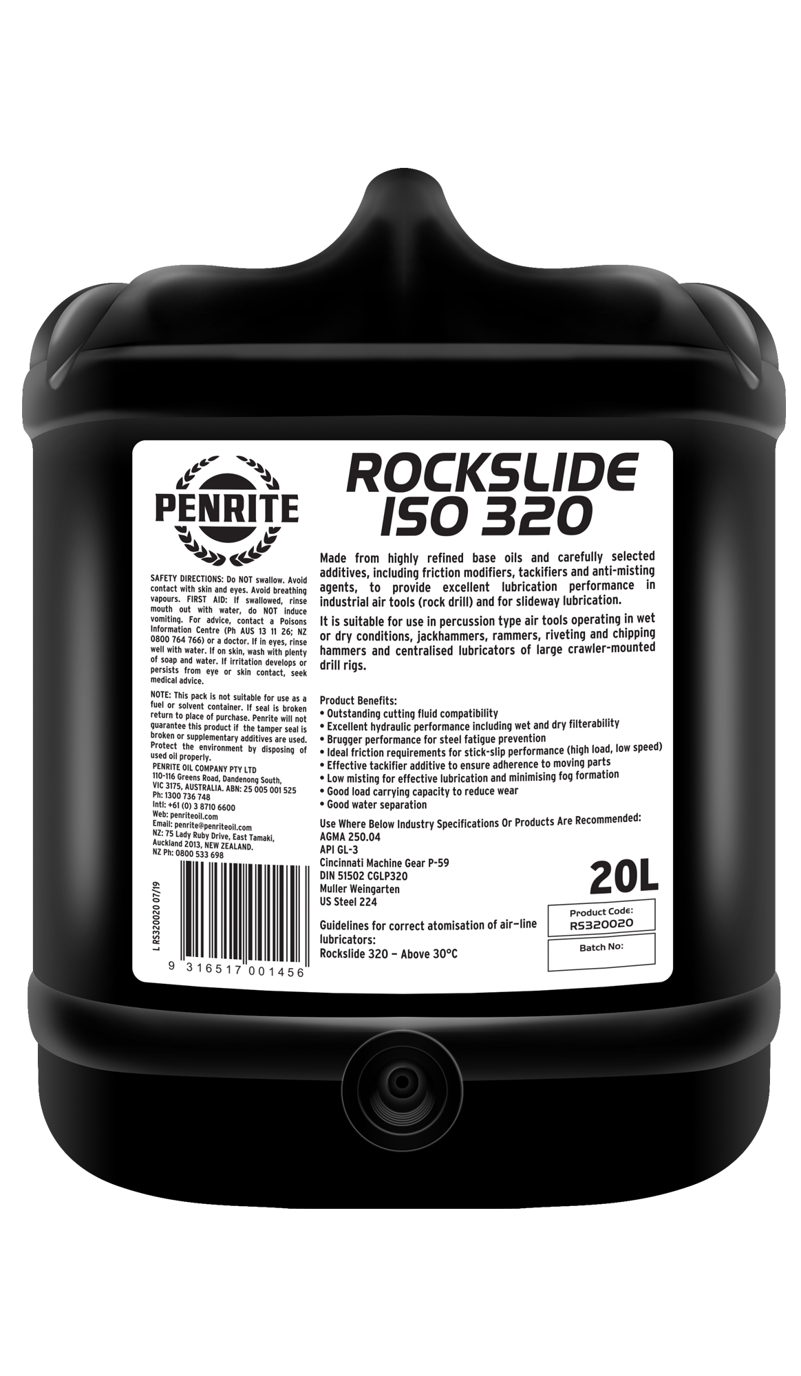 PENRITE Rockslide Iso 320