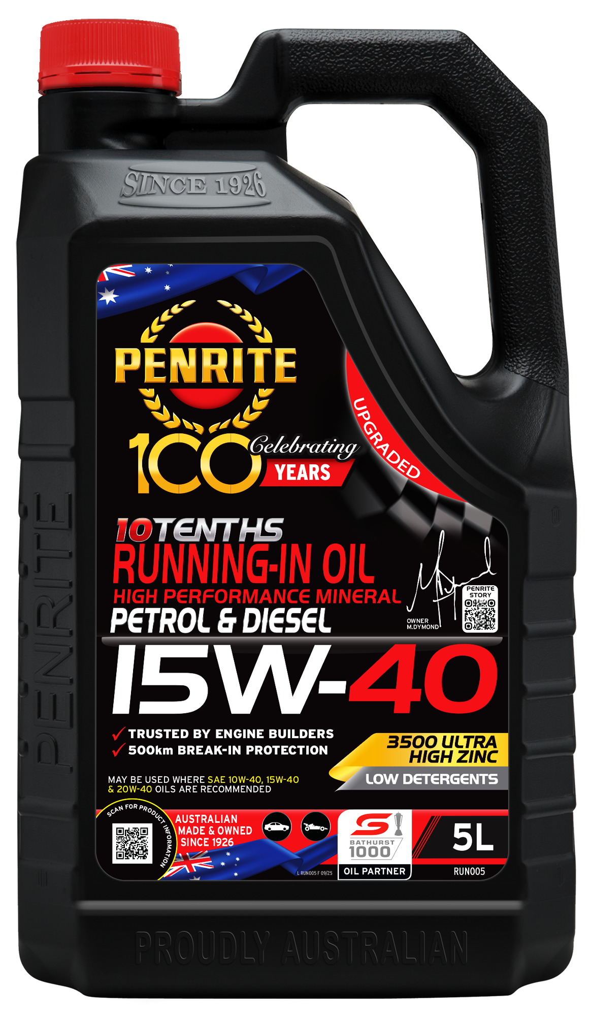 PENRITE Running In Oil 15W40 Mineral