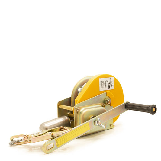 ISC Wire Rope Winch - With 20m Wire Assembly fitted with Double Action Steel Twister Karabiner