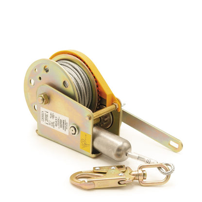 ISC Wire Rope Winch - With 20m Wire Assembly fitted with Double Action Steel Twister Karabiner