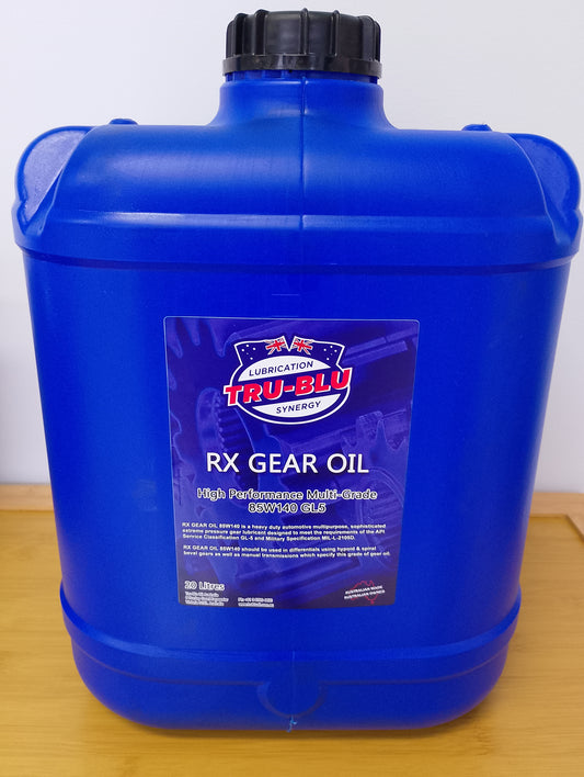 TRU-BLU RX 85W/140 GL5 Gear Oil / 20L Drum