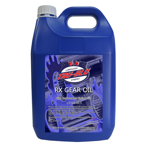 Tru Blu RX LS140 GL5 Limited Slip Gear Oil