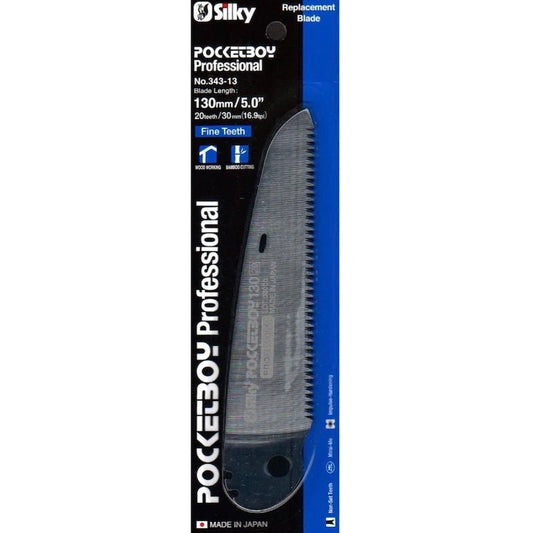 Silky Saw Pocket Boy 130mm Fine Tooth Replacement Blade - 343-13