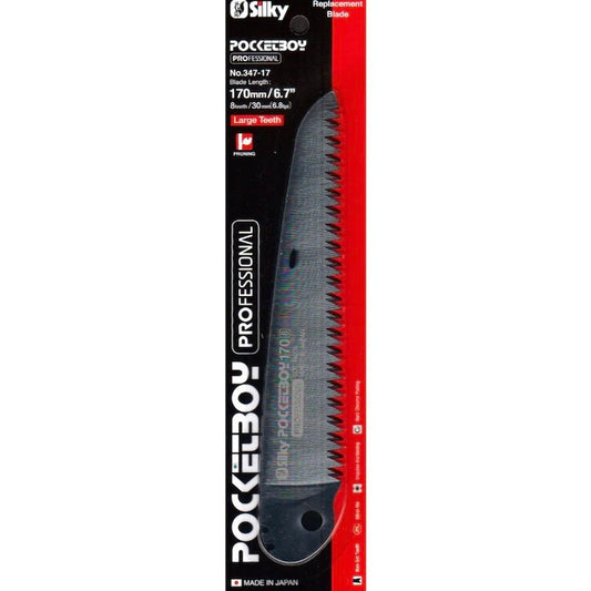 Silky Saw Pocket Boy 170mm Large Tooth Replacement Blade - 347-17