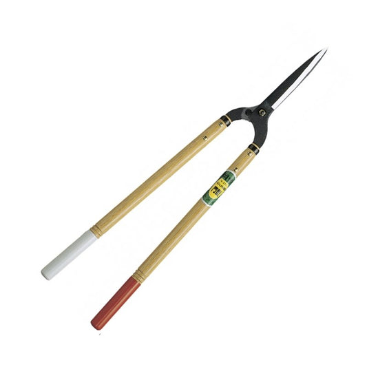 Okatsune Hedge Shears 214: long handled, medium-bladed with a wide neck