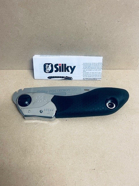 Silky Saw PocketBoy 130mm Black Handle Folding Saw Medium Tooth - 340-13