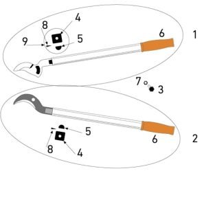 Castellari TLB 60 – Blade with handle
