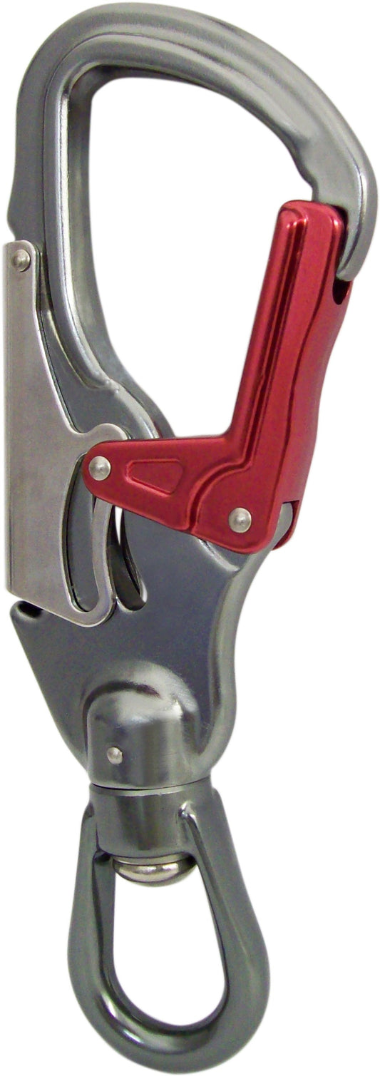 ISC Double Action Swivel Snaphook - Aluminium – 27kN