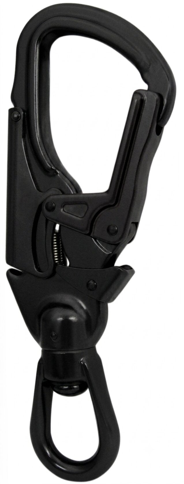 ISC Triple Action Swivel Snaphook - Aluminium - All Black – 27kN