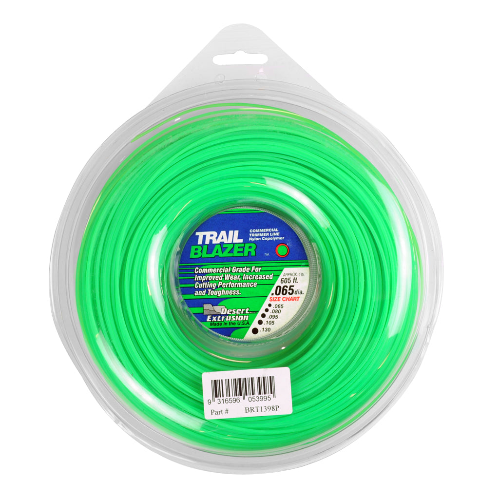 TRAIL BLAZER BRUSHCUTTER ROUND TRIMMER LINE  .065" / 1.70MM DONUT  LENGTH 184M BRT1398P