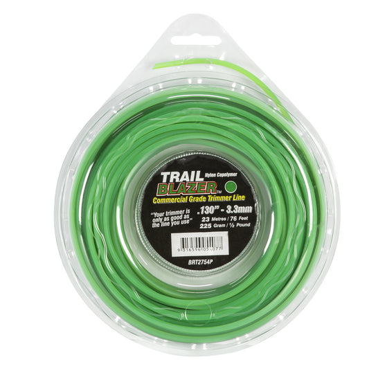 TRAIL BLAZER BRUSHCUTTER ROUND TRIMMER LINE  .130" / 3.30MM DONUT  LENGTH 23M BRT2754P