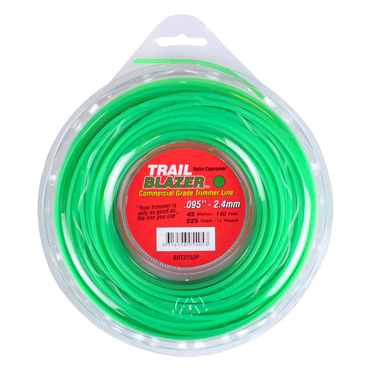 TRAIL BLAZER BRUSHCUTTER ROUND TRIMMER LINE .095" / 2.40MM DONUT LENGTH 43M BRT2752P