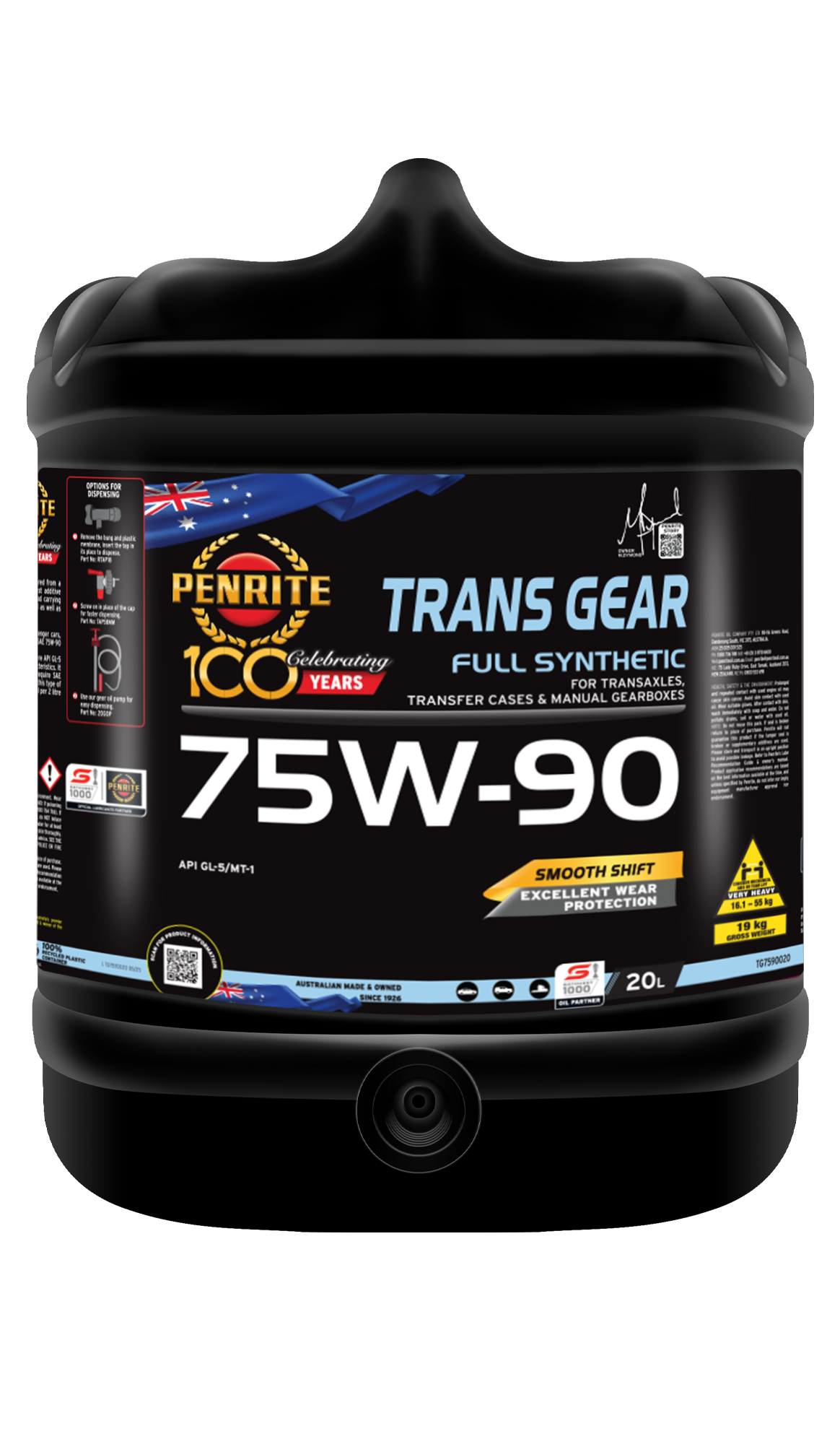 Penrite Trans Gear 75W-90 (Full Synthetic)