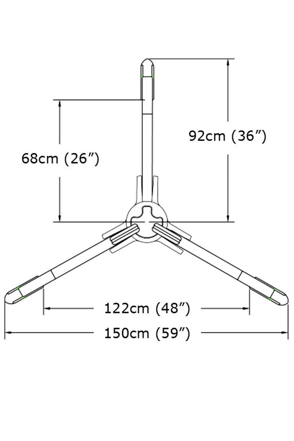 ISC Tripod - 40kN – Red