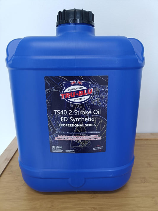 TRU-BLU TS40 FD FULL SYNTHETIC TWO STROKE OIL 20L