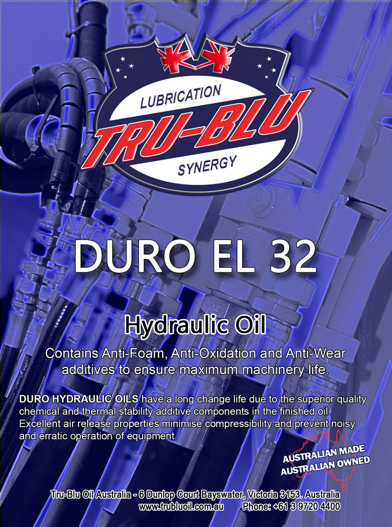 TRU-BLU DURO EL 32 Hydraulic Oil