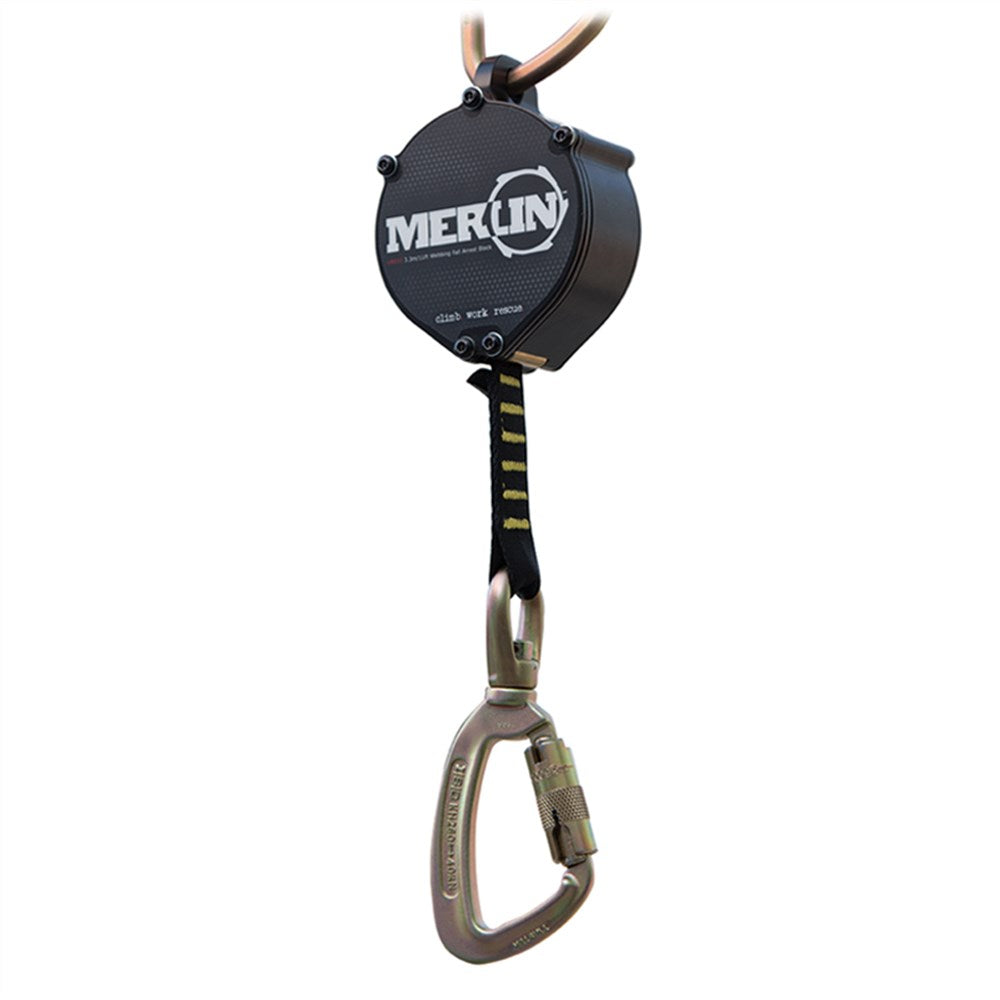 ISC Merlin Webbing FAB - Black - Fitted with Indicating Double Action Steel karabiner (KH260TLi1)