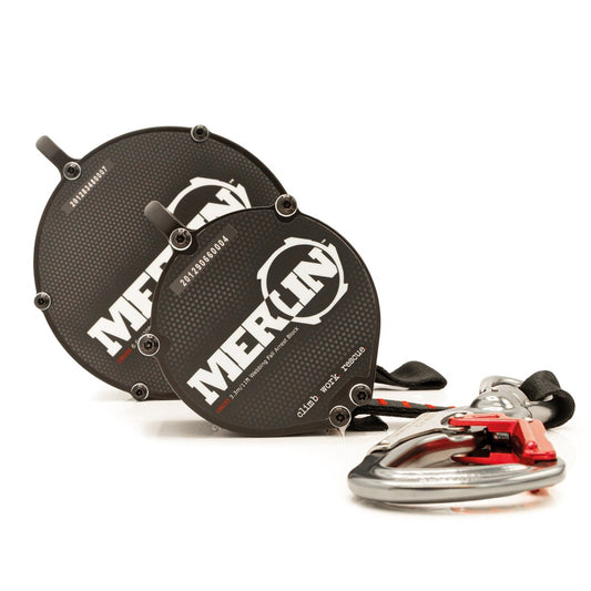 ISC Merlin Webbing FAB - Black - Fitted with Indicating Double Action Steel karabiner (KH260TLi1)