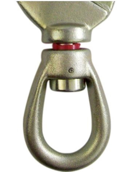 ISC Galvanised Wire FAB - 15m - Red - Fitted with Indicating Swivel Karabiner