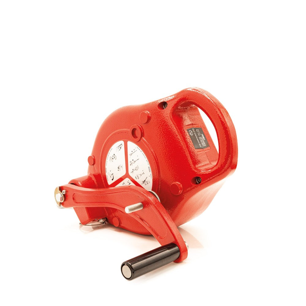ISC Galvanised Wire FAB - 15m - Red - Fitted with Indicating Swivel Karabiner