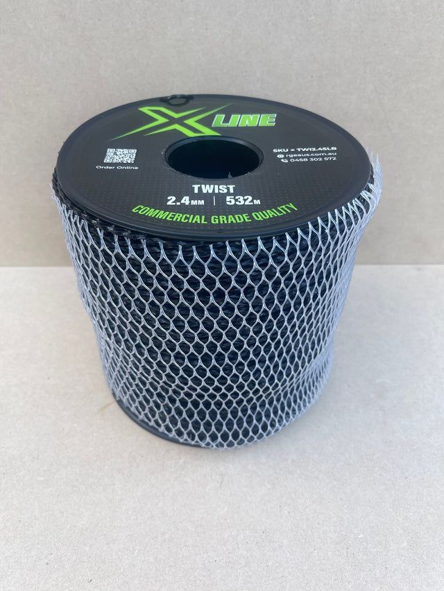 X-LINE 2.4mm Twist Textured Commercial Grade Brushcutter Trimmer Line 532m Spool