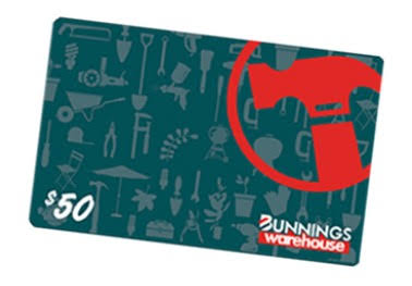 $50 Bunnings Gift Card - Not for Sale