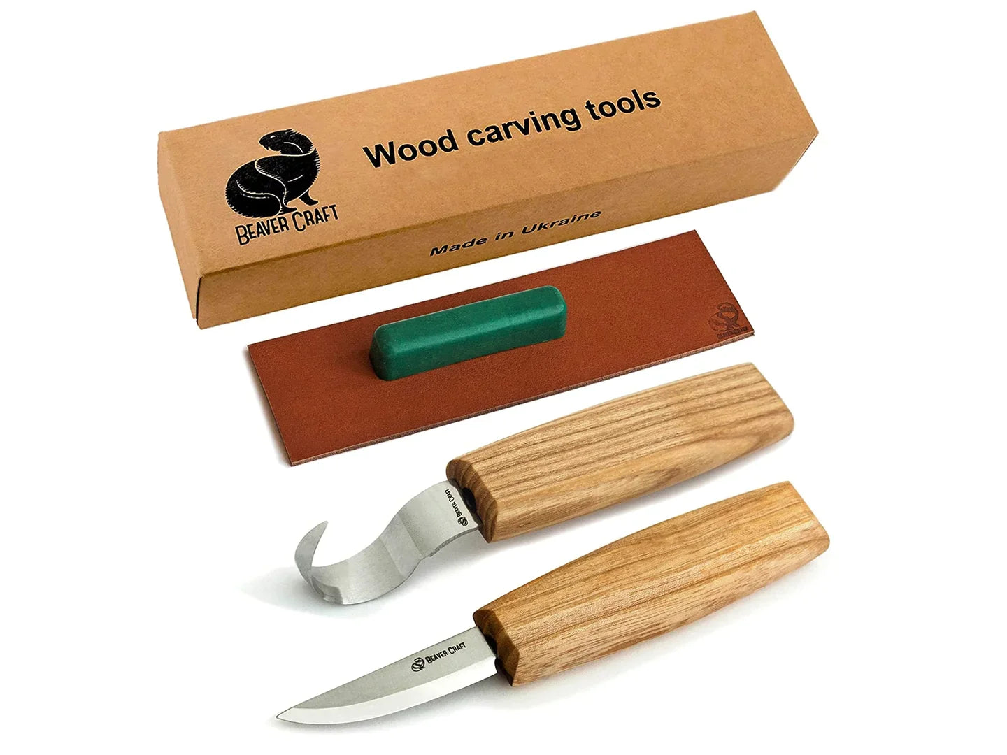 BeaverCraft S01 Wood Working Carving Spoon Tool Set