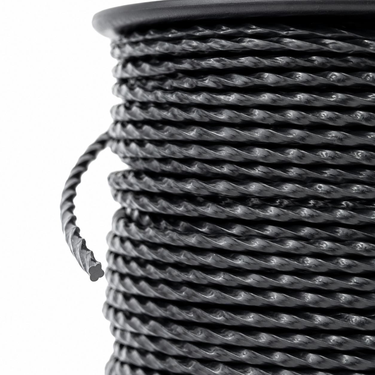 X-LINE 2.7mm Twist Textured Commercial Grade Brushcutter Trimmer Line 422m Spool - line texture macro