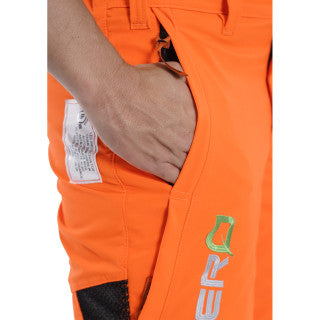 Clogger Zero Gen2 Light and Cool Men's Chainsaw Pants- Hi Vis Orange
