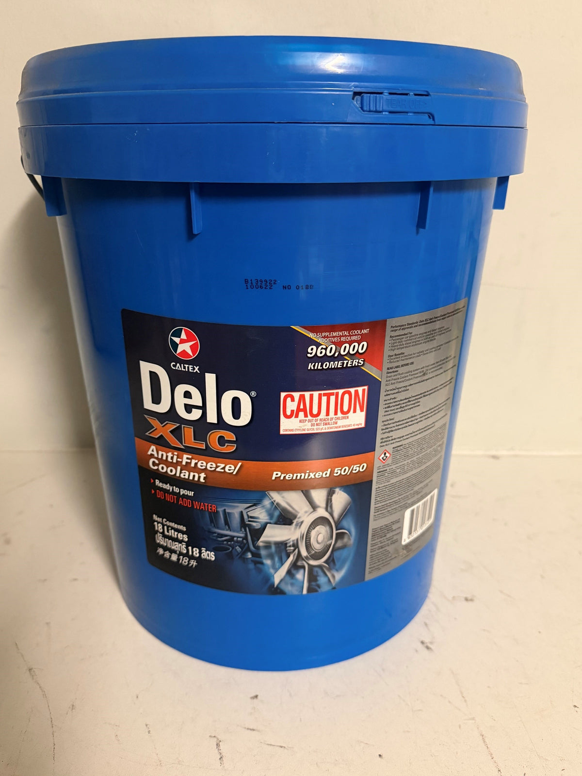 Caltex Delo XLC Premix 50/50 (18L Pail)