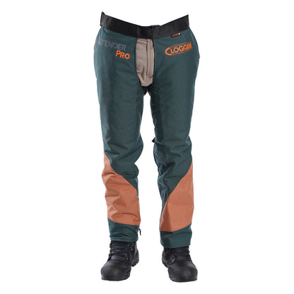 Clogger DefenderPRO Tough Water and Oil Resistant Chainsaw Chaps Unisex Size Large