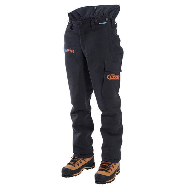 Clogger Wildfire Fire Resistant Women's Chainsaw Pants with Stretch for Bushfire Crews