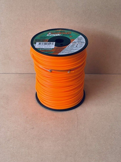 DIAMOND EDGE BRUSHCUTTER SQUARE TRIMMER LINE  .095" / 2.40MM SPOOL  LENGTH 152M BRT5273