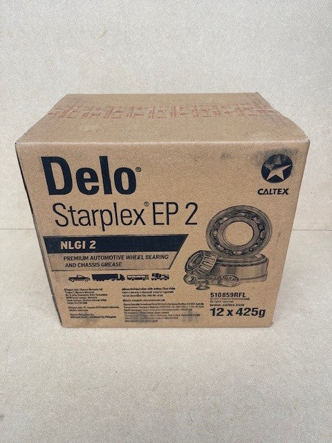 CALTEX CX Delo Starplex EP2 Blue Grease 450g, Box of 12