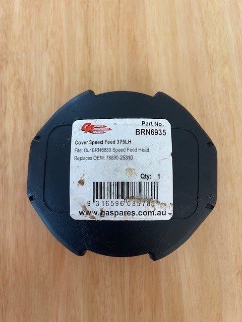 GA SPARES SPEED FEED RAPID FEED 375 COVER (BLANK) SMALL SUITS BRN6839 & BRN6938  RAPID FEED NYLON HEAD