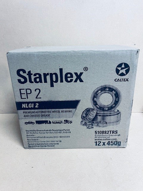 CALTEX CX Delo Starplex EP2 Blue Grease 450g, Box of 12