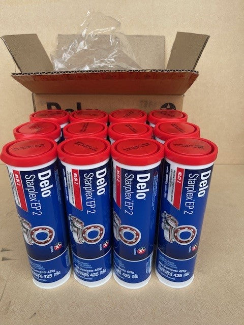 CALTEX CX Delo Starplex EP2 Blue Grease 450g, Box of 12